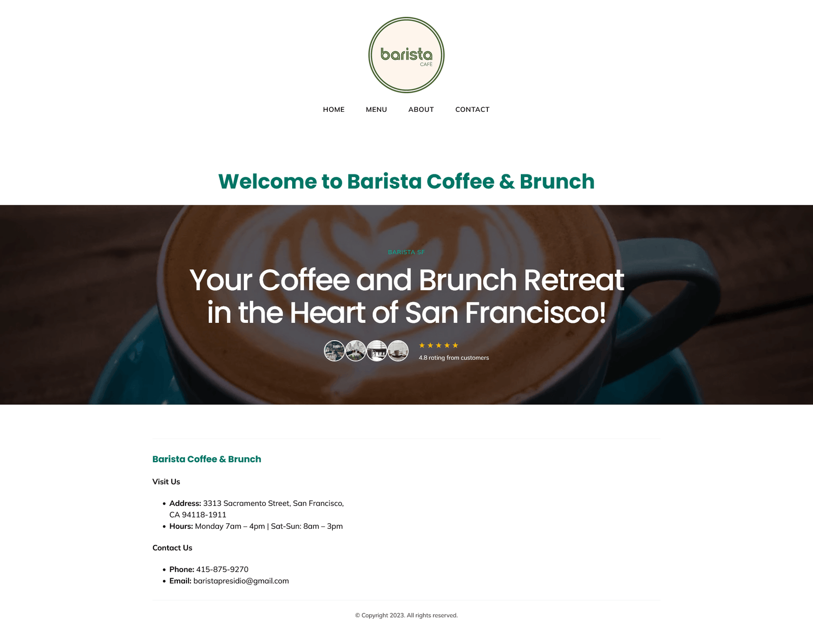Barista Coffee Brunch1