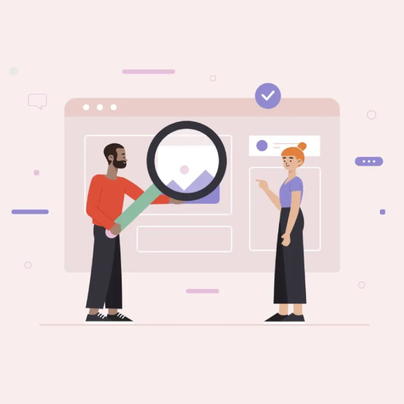 keyword search vector image