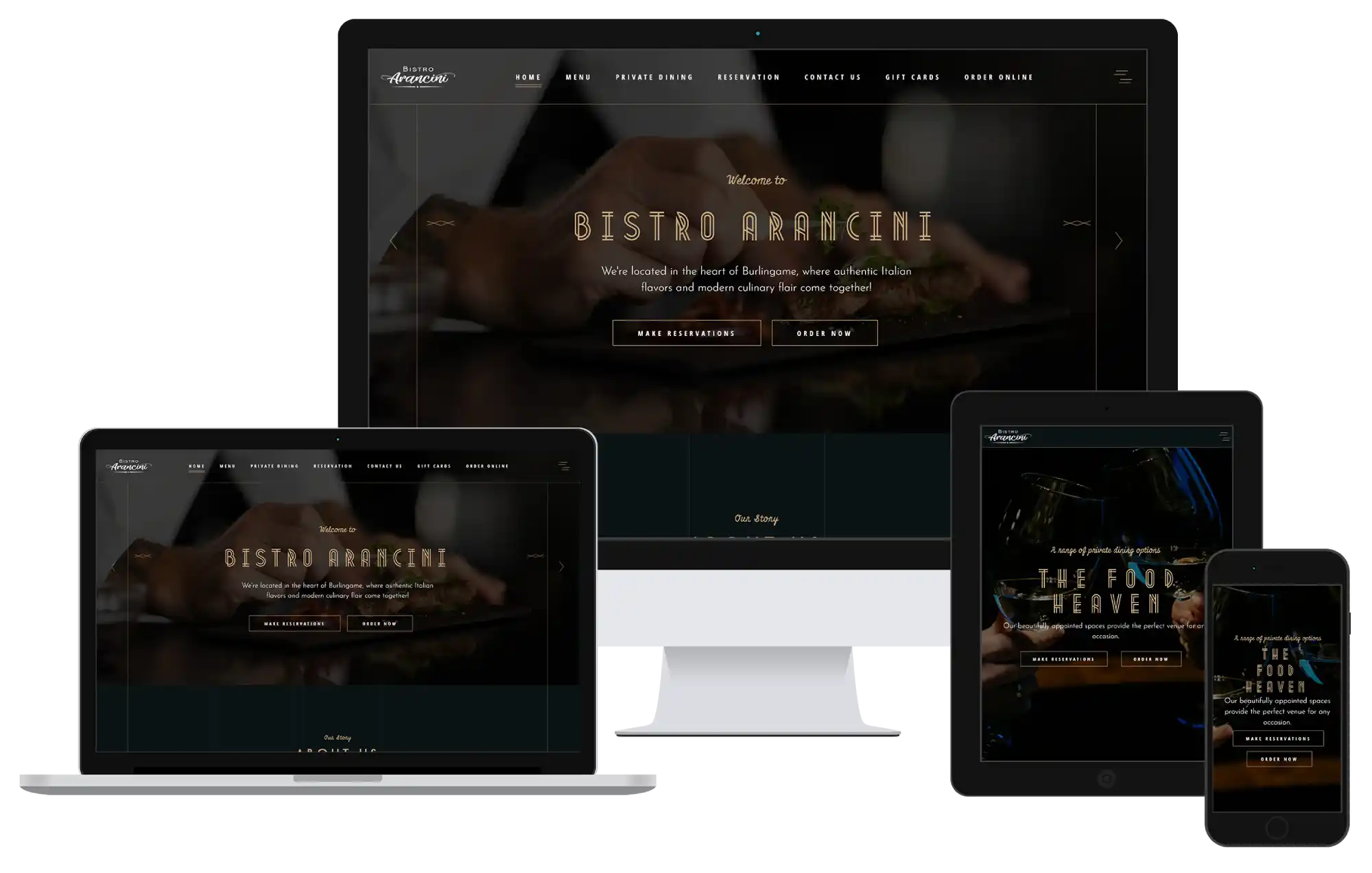 viewranking case study image - bistro-arancini