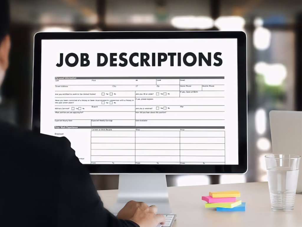 Role & Job Description Consulting